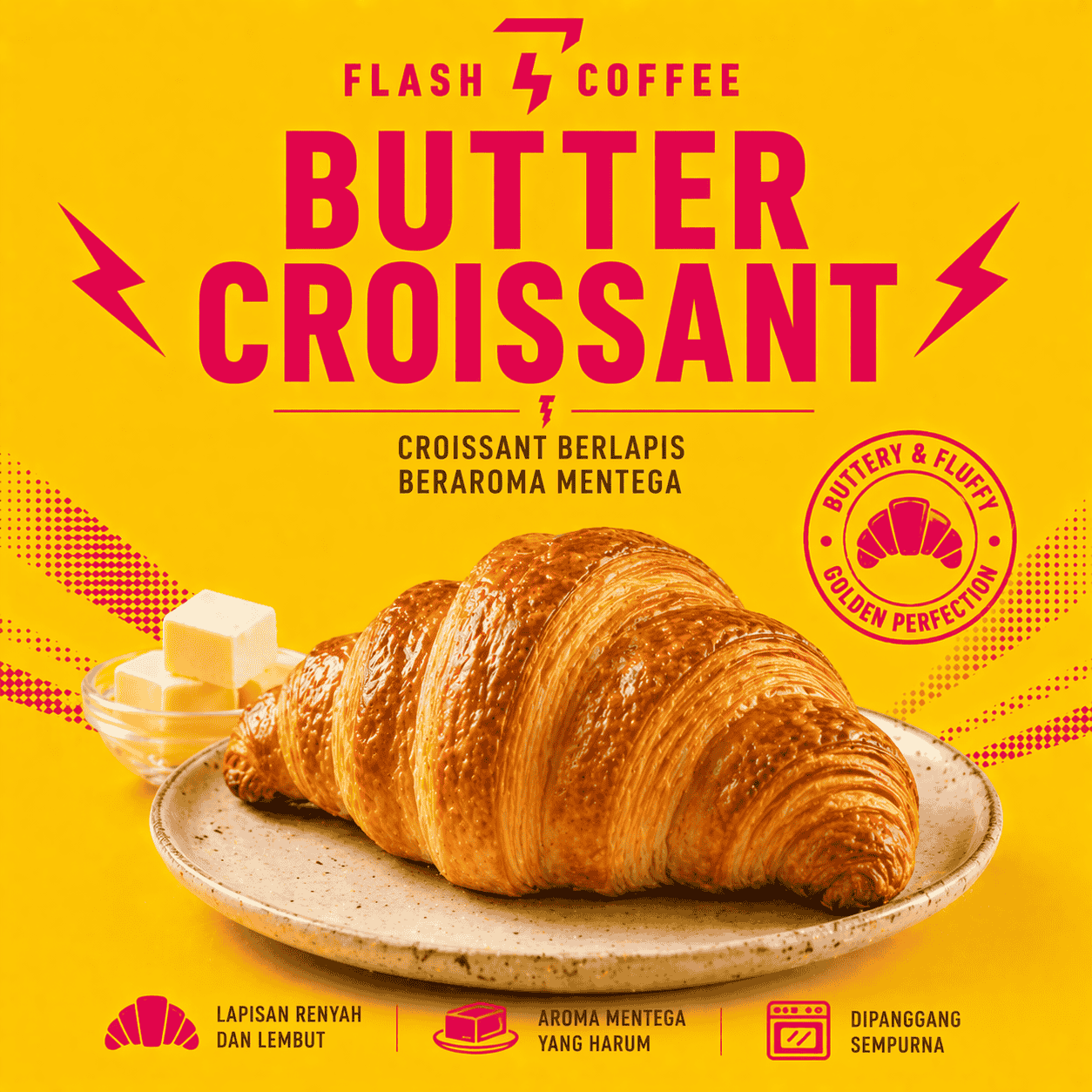 Butter Croissant Flash Coffee